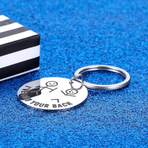 Octamber Funny Gifts Best Friend Keychain for Friends BFF Besties I Got Your Back Keychain