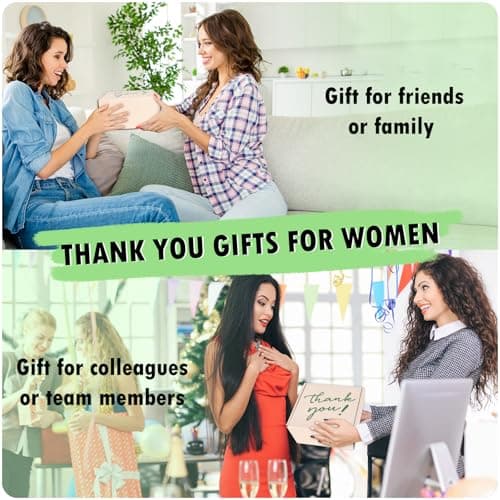 Thank You Gifts for Women, Employee Appreciation Gifts, 8PCS Thank You Gift Box Baskets for Coworkers Teacher Boss Secretary Nurse, Thank You for Being Awesome Farewell Spa Gratitude Box W/Tumbler