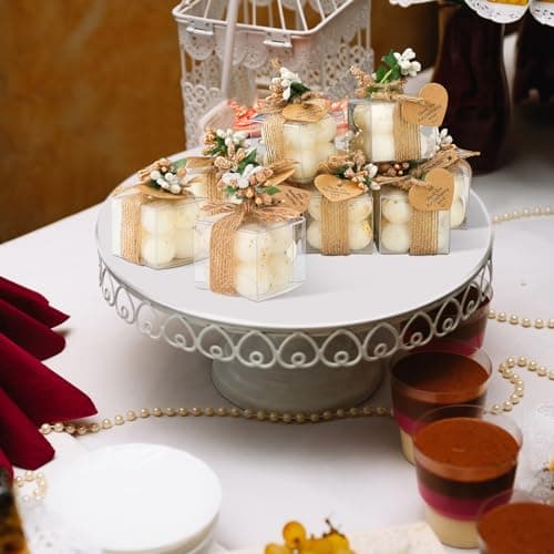 MTLEE 30 Sets Mini Bubble Candles Wedding Favors Gifts for Guests 1.57" x 1.38" Bubble Candles with Cards Dried Flowers DIY Gift Set for Baptism Party Bridal Shower Thank You Gifts (Gold Foil)