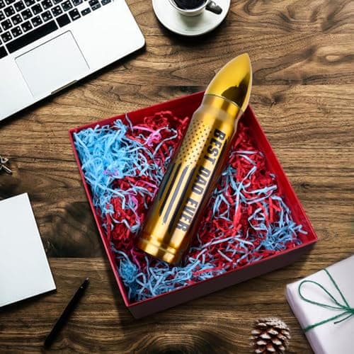 Gifts for Dad from Daughter Wife 17oz Stainless Steel Bullet Tumbler, Coffee Mug Birthday Gifts for Men Grandpa on Christmas Anniversary Valentines Fathers Day Stocking Stuffers for Men