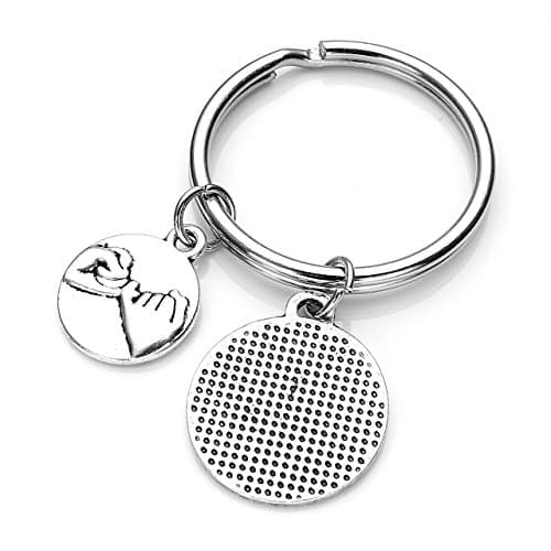 Jovivi 2pcs You Are My Person Pinky Promise Charm Pendant Keychain Jewelry Set - Valentines Day Best Friend Gift