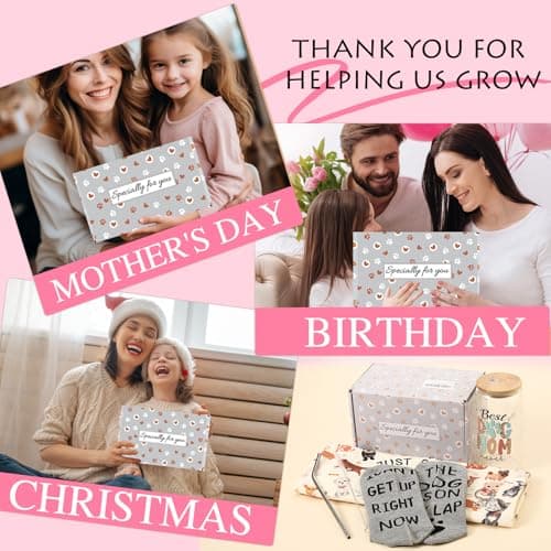 Dog Mom Gifts for Women, 16OZ Glass Cup Unique Christmas Gifts Idea Box set with Socks for Dog Lovers, Dog Mom Birthday Mothers Day Gifts Basket