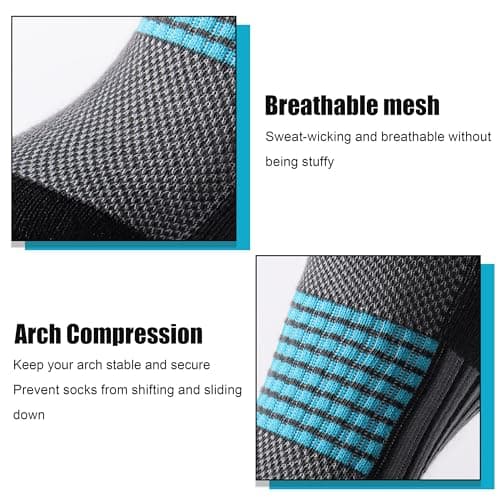 Jeasona Athletic Socks Men Running Cycling Gifts for Runners Riders Sports Gear Accessories