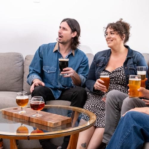 Libbey Craft Brews Assorted Beer Glasses Set of 6 with Gift Box – Lead‑Free Specialty Beer Glassware for IPA, Stout, Wheat, Lager, Sour & High‑ABV – Dishwasher Safe