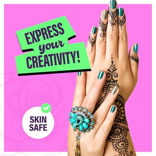 Pretty Me Temporary Tattoos Markers - Henna Body Tattoo Kit for Girls & Adults - Skin Pens for Teen Girl Gifts Trendy Stuff - 12 + Year Old - Cool Birthday Gift Ideas Teens 12 13 14 15 16 17 18 Tween
