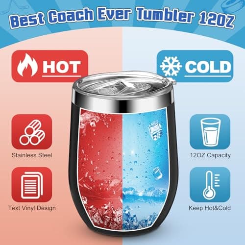 Nitial 6 Pcs Basketball Coach Gifts Teacher Appreciation Gift Set for Basketball Instructor Include Best Coach Ever Tumble Whistle with Lanyard Acrylic Sign Socks Keychain Card