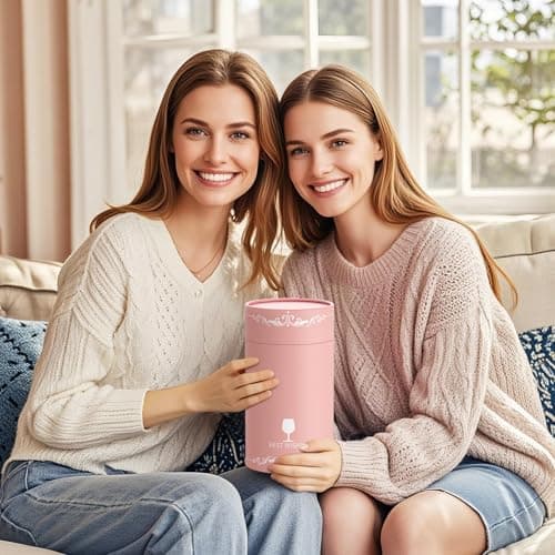 Personalized Gifts for Women, Monogrammed A-Z Wine Glass Customized Gift, Unique Christmas Birthday Gifts for Women Her Mom Friend Sister Wife Daughter Nurse (K)