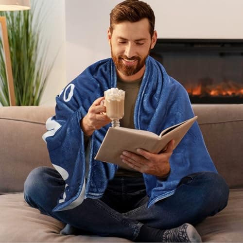 Throw Blanket, Funny Blanket for Dad from Daughter Son, Best Dad Ever Gifts for Papa Birthday Gifts Thanksgiving 50"X60"