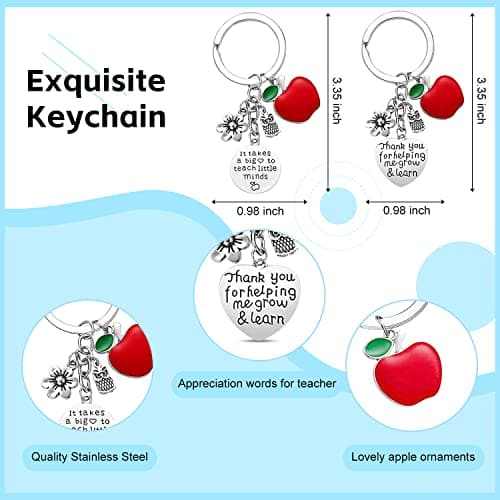 UAREHIBY 12 PCS Teacher Appreciation Gifts in Bulk, 20 OZ Wine Tumbler Teacher Gifts, Graduation Gift with Keychain,Best End of Year Teachers Gift with Cosmetic bag for Women Men