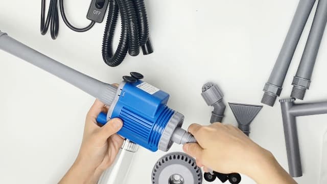 UPETTOOLS Aquarium Gravel Cleaner - Electric Automatic Removable Vacuum Water Changer Sand Algae Cleaner Filter Changer 110V/28W