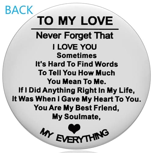 Aesnefe Pocket Hug Token Inspirational Reminder Gifts Mental Health Thinking of You Gift Self Love with PU Leather Keychain