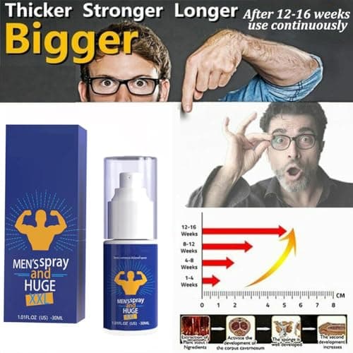 Men's Best External Delay Spray for Long Last | Delayed Sprayer for Man Heavy Duty | Travel Stud Size Enhancer Spray