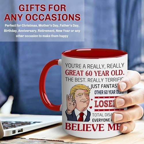 BECHUSKY Gifts for 60th Birthday - 1965 Birthdays Gifts for Men - 60 th Birthdays Decorations Man - Gifts for Women Turning 60 - Ideas for 60s Birthday - 60th Bday Present - Ideas for 60s Bday