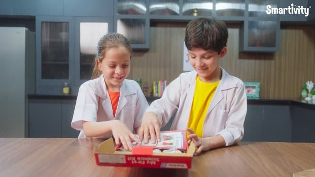 Smartivity My First Science Experiment Kit for Kids Ages 6, 7, 8, 9, 10, 11, 12 Years | 50+ Experiments I Christmas, Birthday Gift I Science Projects for Boys & Girls, STEM Toys for 6-12 Years