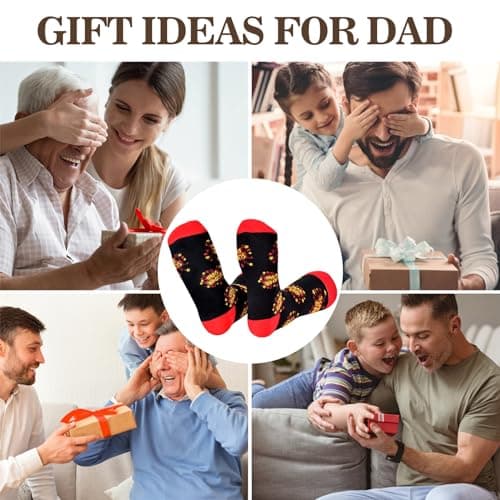 Birthday Gifts for Dad,Fathers Day Dad Gifts from Daughter Son Kids Wife,Funny Socks Christmas Gifts,Stocking Stuffers