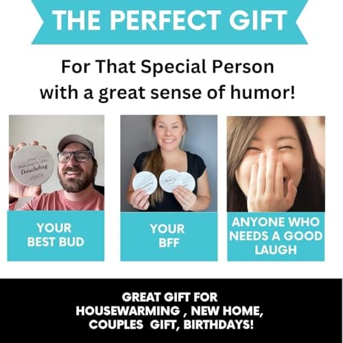 Funny Coasters - Perfect White Elephant Gifts - Unique Gifts for Women Men - Cool Friend Gifts - Secret Santa Gifts - Gag Gifts - Couples Gifts - Funny Housewarming Gifts - Birthday