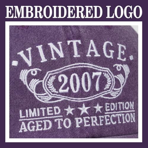 Birthday Gifts for Men Women, Personalized 18th/21st/25th/30th/40th/50th ...90th Birthday Ideas Gift, Vintage Baseball Hat