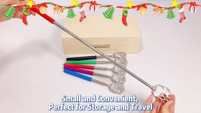 HOFASON 6 Pack Back Scratcher Fathers Day Dad Gifts, White Elephant Gifts for Adults, Stocking Stuffers for Men Women Teens, Prizes for Adults, Extendable Bulk Back Massager for Thanksgiving Birthday