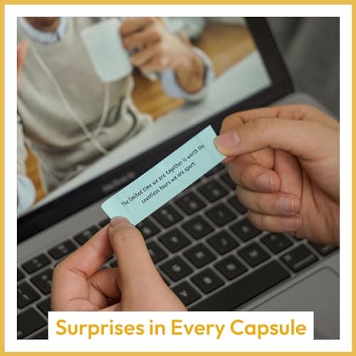 Pre-Written Love Capsules Messages in a Bottle, Love Letters Long Distance Relationships Gifts (50+),Christmas, New Year Gifts for Husband, Wife, Boyfriend, Engaged Gifts for Couples (Long Distance)