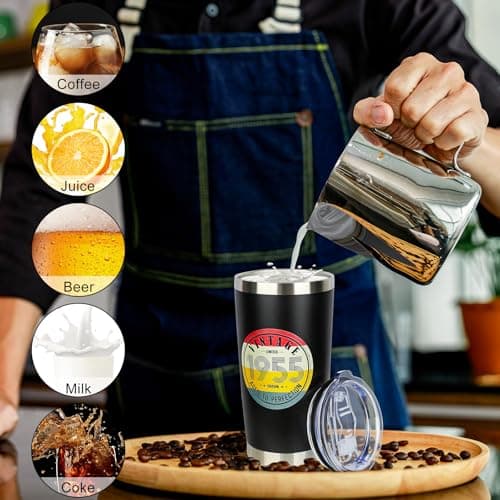70th Birthday Gifts for Women Men - 1955 70th Birthday Decorations Gifts Ideas for Her Him - 70 Year Old Birthday Gift for Men Women Turning 70 Gift Ideas - 20oz Stainless Steel Tumbler