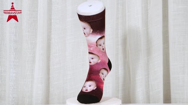 Bemaystar Custom Socks with Photo,Personalized Socks Gifts,Funny Sock Gag Gifts