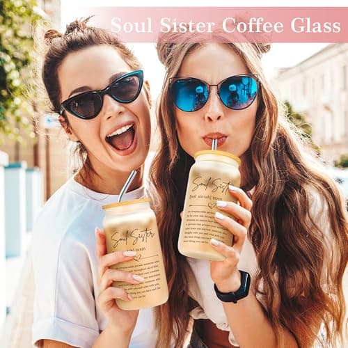 Best Friend Birthday Gifts for Women Friendship Gifts for Women Bestfriend Birthday Gifts for Best Friend Woman Soul Sister Gifts for Women Bestie Birthday Gifts for Women Bff Close Friends Female