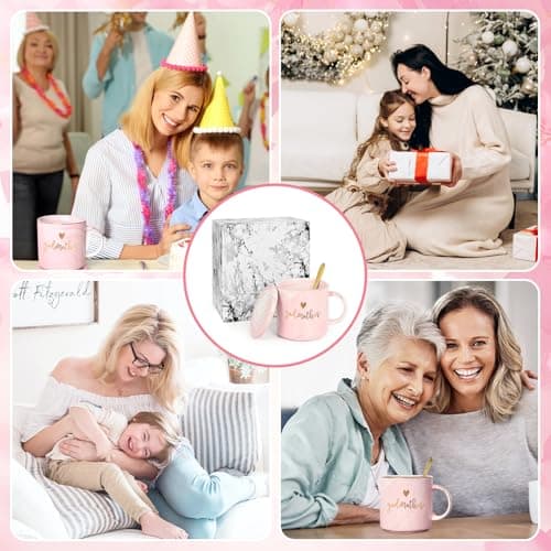 Buecasa Godmother Gifts from Godchild - Godparent Picture Frame Wood Grain with 4x6 Inches Vertical Photo- Gifts for Goddaughter and Godson