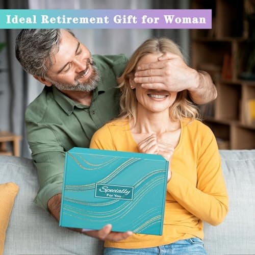 Retirement Gifts for Women, Best Happy Retirement Gifts for Teachers Nurses Coworkers Friends Grandma, Funny Retired Christmas Gift Basket for Women with 20 Oz Tumbler, Canvas Tote Bag, Makeup Bag