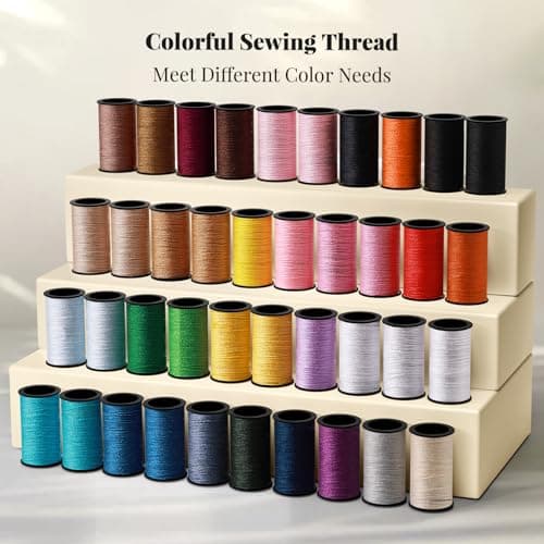 Coquimbo Sewing Kit Christmas Gifts for Grandma, Mom, Traveler, Adults, Beginner, Emergency, DIY Sewing Supplies Organizer Filled with Scissors, Thread, Sewing Needles, Tape Measure etc (Black, L)