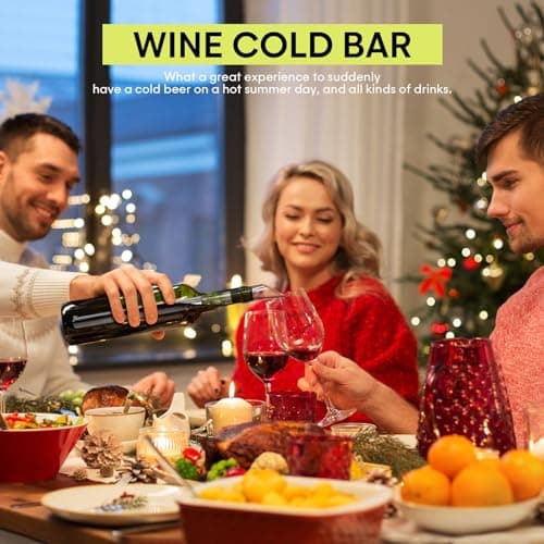 Wine Chiller - Wine Cooler Stick, 3 in 1 Stainless Steel Wine Bottle Chiller with Aerator and Pourer, The Best Holiday Gifts.
