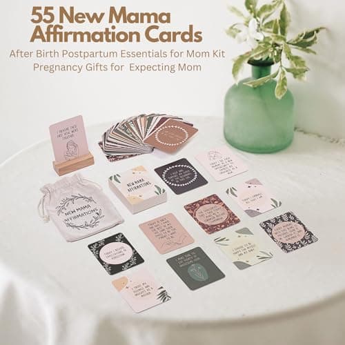 New Mom Care Package After Baby, 7pcs New Mom Gifts Set After Birth, Postpartum Gifts for Mom, After Birth Postpartum Essentials for Mom Kit, Pregnancy Gifts for First-Time Moms, Expecting Mom