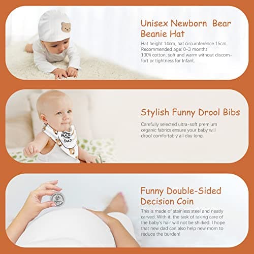 New Mom Gifts for Women, Top Pregnancy Gifts for New Parents Gender Reveal Gifts with Mom and Dad Tumbler Set for First Time Moms, Expecting Parents to Be, Gender Reveal, Baby Shower…