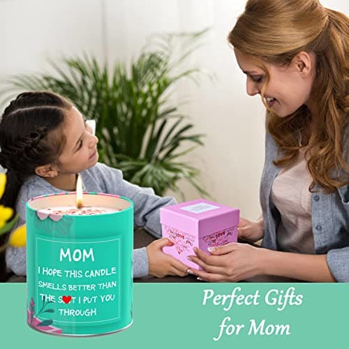 Mothers Day Gifts from Daughter,Son-Mom Scented Candles Funny Gifts Ideas for Mom,Mothers Day/Christmas Birthday Unique Gift for Mama,9oz