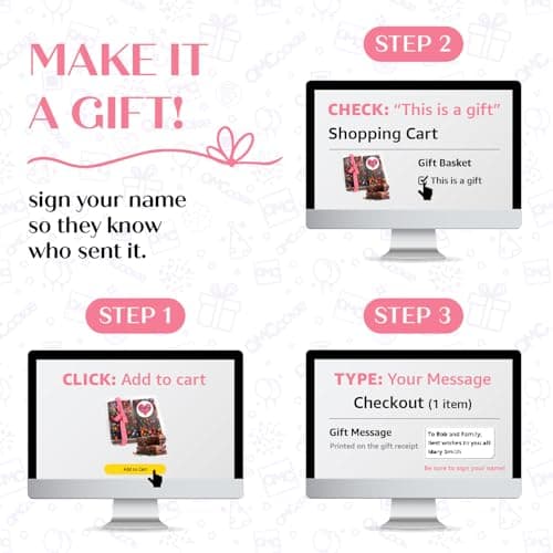 Sending Hugs Gift Basket Care Package Chocolate Brownies Food Gift For Women | Nut Free Dairy Free | Sending Love