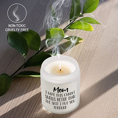 Gifts for Mom from Daughter Son, Mothers Day Birthday Christmas Thanksgiving Gifts for Mom,Stepmother Adoptive Mother, Lavender Scented Candle