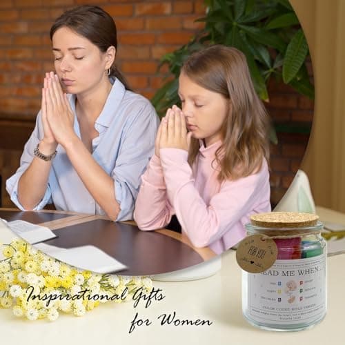 Christian Gifts for Women, Religious Gifts, Inspirational Gift for Women Birthday Unique Catholic Gifts set Bible Accessories Faith Based Gift Glass Cup