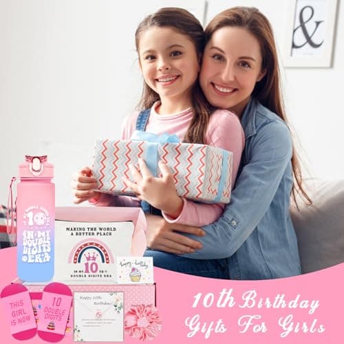 Gifts for 10 Year Old Girl, 10 Year Old Girl Birthday Gifts, 10th Birthday Gift for Girls Ideas for Daughter, Sister, Niece, Granddaughter, Popular Double Digits Birthday Gift for Teen Girls