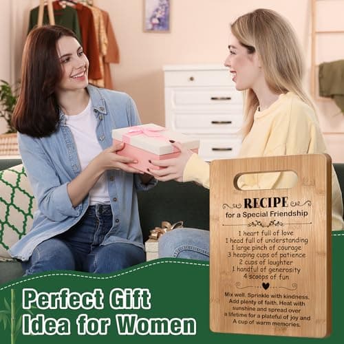 Friendship Gifts for Women Friends Birthday, Bff Gifts, Bestie Gifts for Women, Best Friend Cutting Board Gifts, Inspirational Gifts for Female Friends