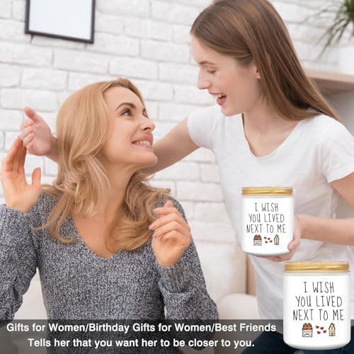 Homsolver Gifts for Women, Birthday Gifts for Women, Unique Friendship Gift for Best Friend Birthday, Her, BFF, Sisters, Besties, Mom - Funny Lavender Scented Candles