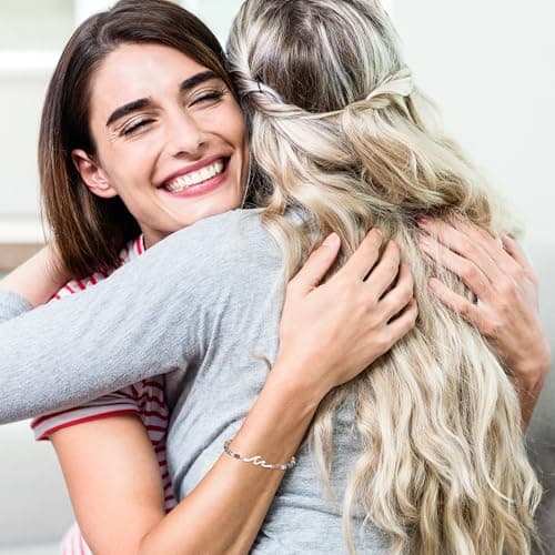 TONY & SANDY Friend Gifts for Women, Sister Gift, Friendship Bracelets, Wave Bracelet, Best Friend Birthday Gifts for Women, Bestie Bracelets, Christmas Stocking Stuffers for Woman