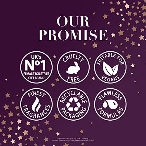 Baylis & Harding Gift Set for Women - Luxury Bath & Skincare - Moonlight Fig - 6-Pack