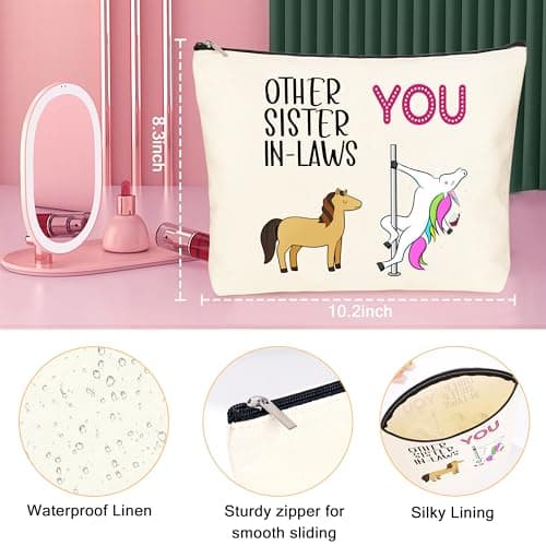 Sister In Law Birthday Christmas Gifts Funny Gifts for Sister In Law Birthday Christmas Wedding Gift For Sisters White Elephant Gift for Women Stocking Stuffers for Woman