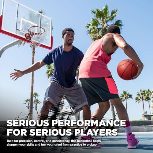 Lifeworks Rubber Basketball - Made for Indoor and Outdoor Games - Sold Deflated (Pump NOT Included)