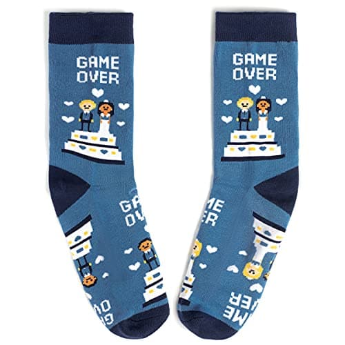 Lavley Funny Wedding Socks For Men and Women - Gifts For Groom, Groomsmen, Bride, Bridesmaids and Wedding Party
