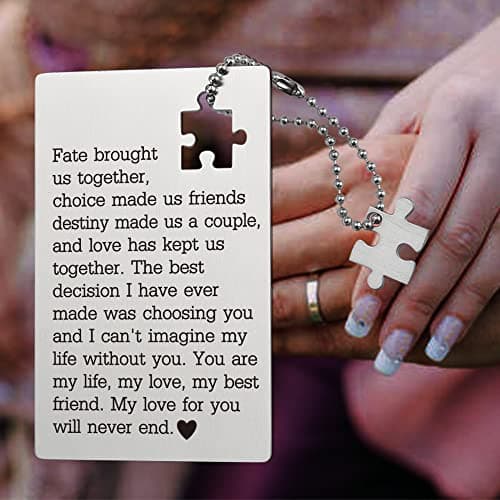 llxxeyopqdxz Husband Birthday Card From Wife, Wallet Insert Card, Anniversary Valentine Gifts for Men or Women, Love Gift for Him, Her, Boyfriend, Girlfriend, Birthday Gifts for Wife Husband