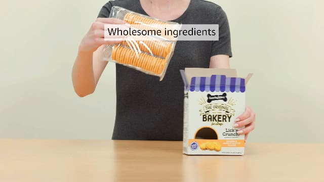 Three Dog Bakery Classic Cremes Baked Dog Treats, Golden with Peanut Butter Filling, 13 oz,Brown,310077