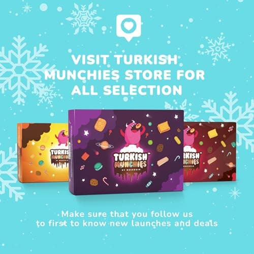 Midi International Food Hamper | Premium Exotic Foreign Foods | Unique Hampers & Gourmet Gift for Men and Women | American Alike Retro Turkish Foods | 12 Full-Size + 1 Bonus Snacks