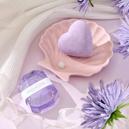 Birthday Gifts for Women, Self Care Get Well Soon Gifts, Lavender Relaxing Spa Gift Basket Care Package w Blanket, Valentines Mothers Day Christmas Gifts for Mom Grandma Wife Girlfriend Friends Sister