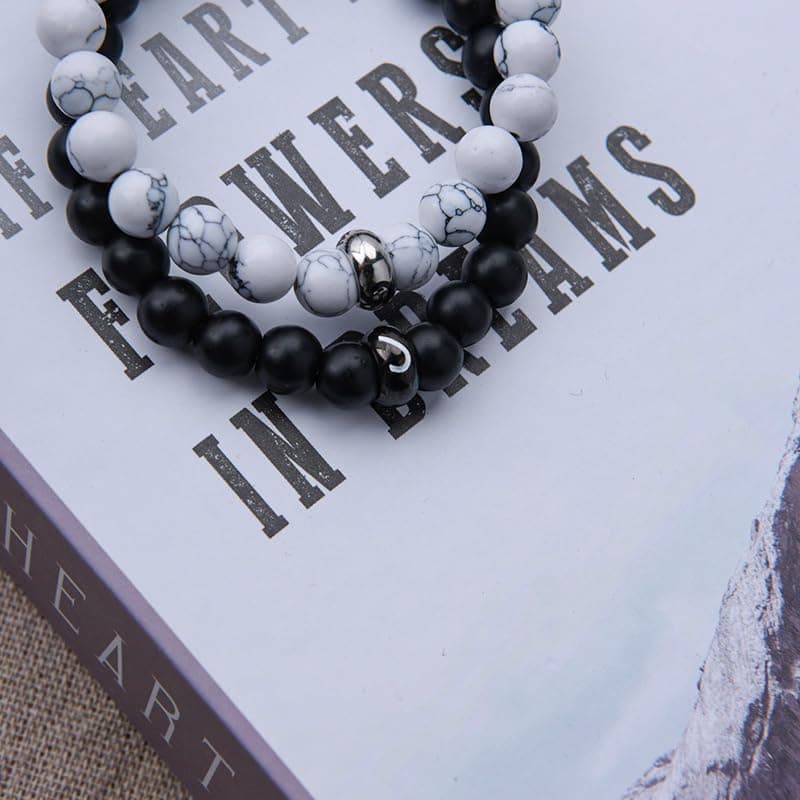 Matching Bracelet for Couples Anniversary Birthday Gifts for Husband Boyfriend Girlfriend Christmas Gifts for Women Men