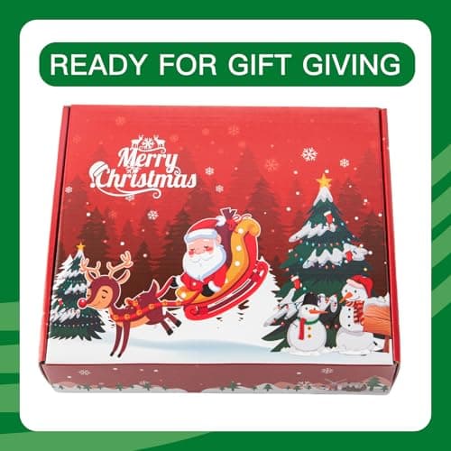 MarJunSep 15 Pairs Women's Christmas Socks Gifts for Women Adults Family Coworkers Cotton Holiday Socks Stocking Stuffers